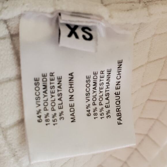 Proenza Schouler White Label Square Neck Quilted Knit Top XS Great Condition - Picture 6 of 14